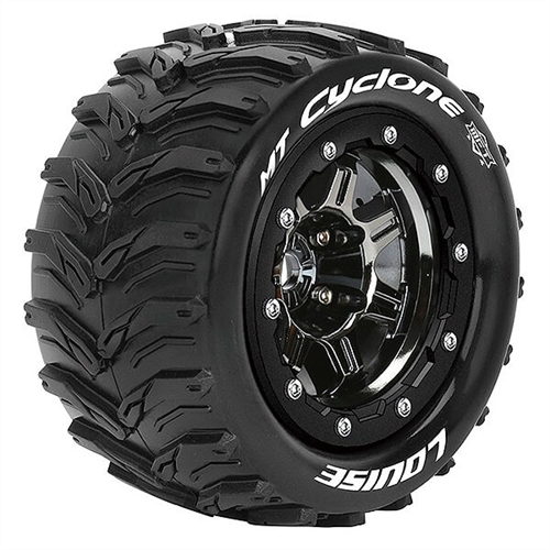 LOUISE RC MT-CYCLONE 1/10 SOF T 1/2" OFFSET HEX 17MM BLACK T